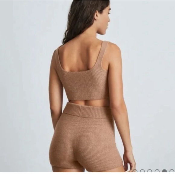 NWT Everlane The Cozy Stretch Tank Camel balletcore - Picture 4 of 12